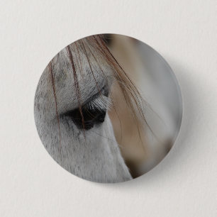 Graues Horse Eye Button