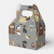 Graues Hundemuster