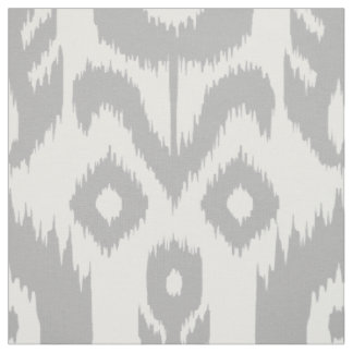 Graues Ikat Muster Stoff