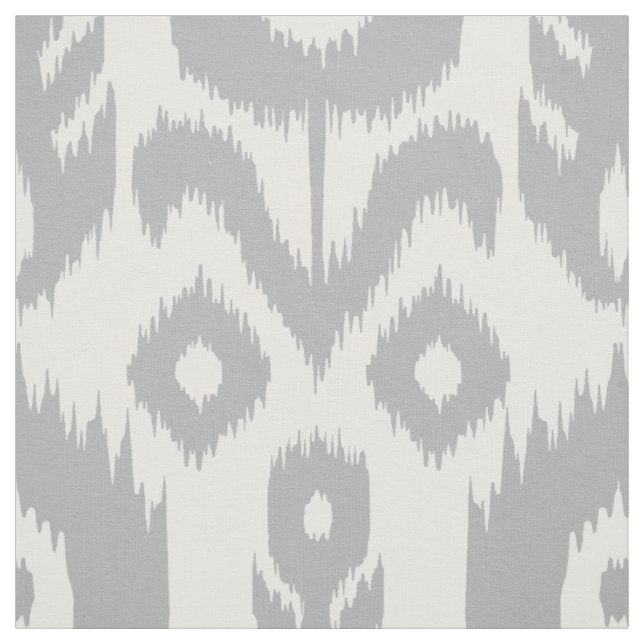 Graues Ikat Muster Stoff (Muster)