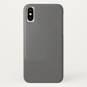 Graues iPhone X Case in Dim Gray
