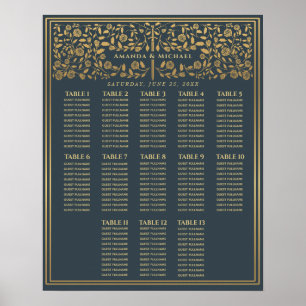 Graues königliches mittelalterliches Schwert Hochz Poster
