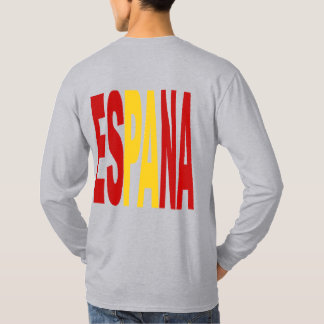 Graues Langarm-Shirt mit Rückenteil ESPANA T-Shirt