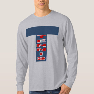 Graues Langärmel-T-Shirt TENNIS T-Shirt