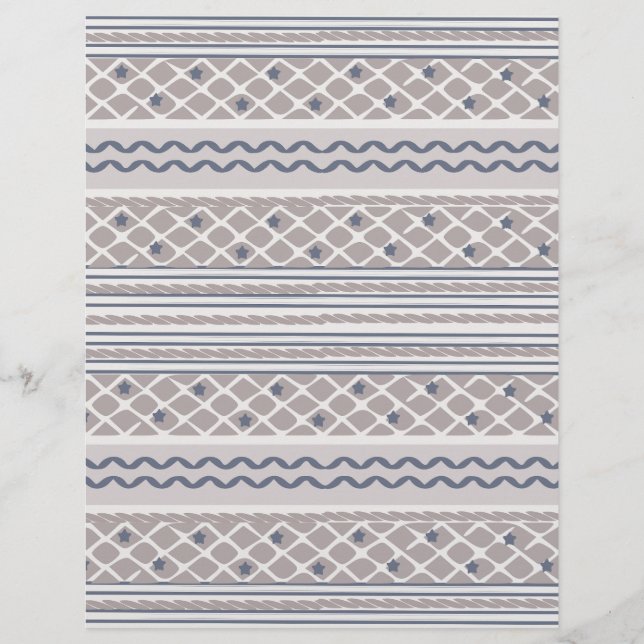 Graues Linienmuster: (Vorderseite)