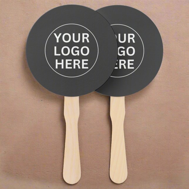 Graues Logo l Promotions-Firmenevent Fächer (Von Creator hochgeladen)