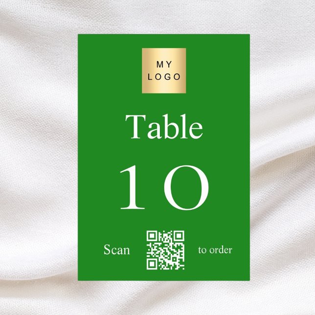 Graues Logo QR Tischnummer (Von Creator hochgeladen)