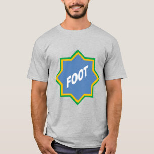 Graues Mannshirt FOOT BRAZIL T-Shirt