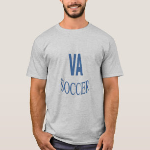 Graues Mannt-T-Shirt VIERGINIA SOCCER T-Shirt