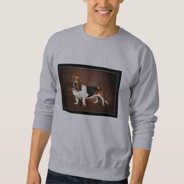 Graues Milo-Sweatshirt Sweatshirt (Vorderseite)