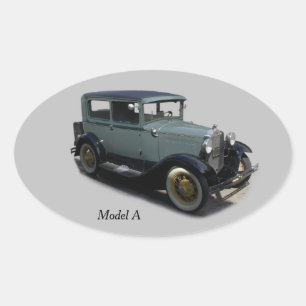 Graues Modell A Aufkleber