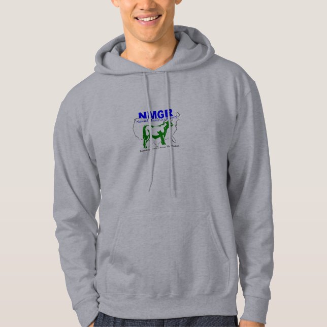 Graues NMGR mit Kapuze Sweatshirt Murrays (Vorderseite)