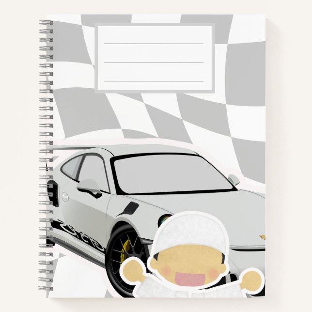 Graues Notebook Notizbuch (Vorderseite)