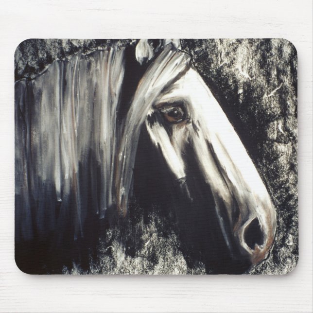 Graues Pferd Mousepad (Vorne)