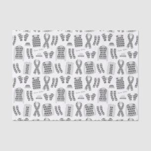 Graues Rauten-Muster-Einzelteil-Seidenpapier Seidenpapier