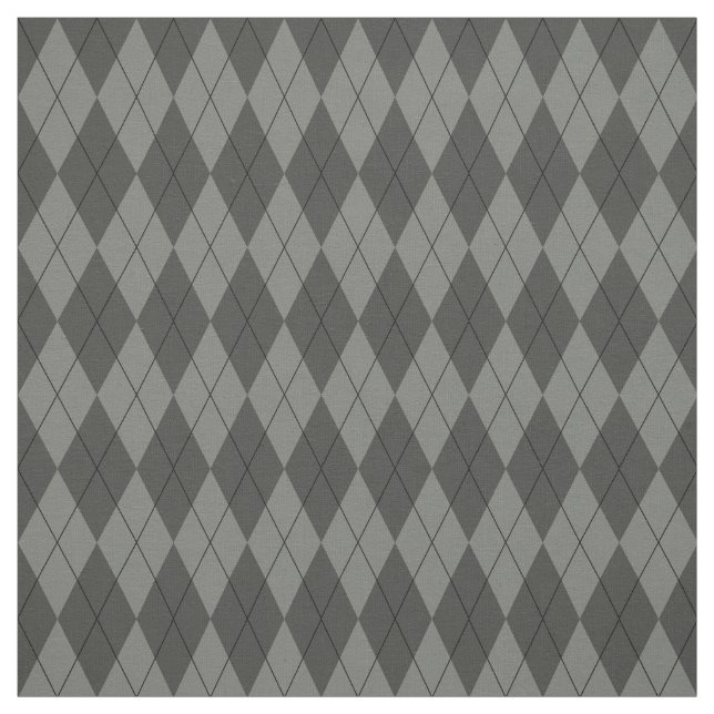 Graues Rauten-Muster-Gewebe Stoff (Muster)