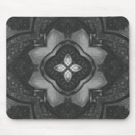 Graues schwarzes Bleistiftmuster Mousepad