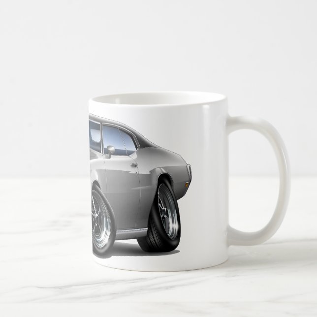 Graues schwarzes Spitzenauto 1970-72 Buicks GS Kaffeetasse (Rechts)