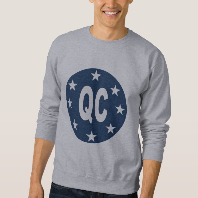 Graues Shirt DESIGN QUEBEC (Vorderseite)