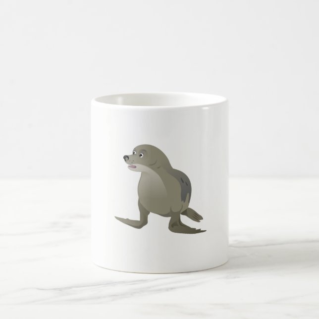 Graues Siegel Tasse (Mittel)