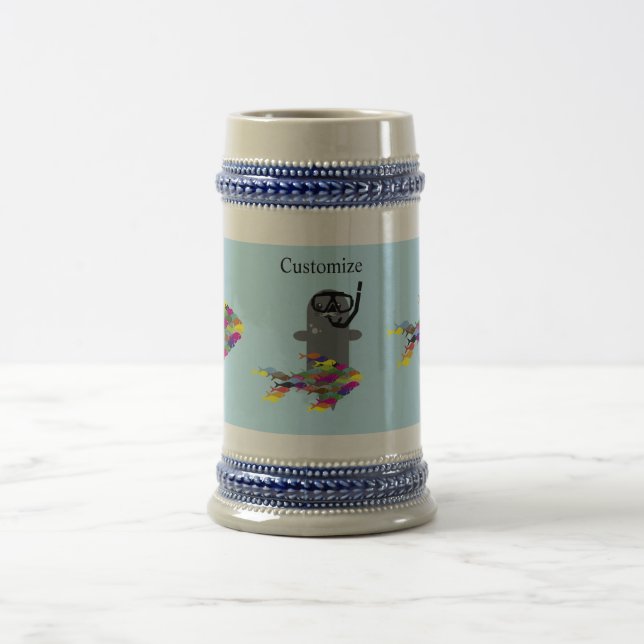 Graues Siegel Thunder_Cove Bierglas (Mittel)