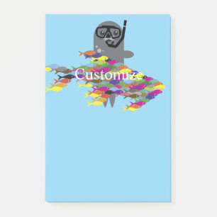 Graues Siegel Thunder_Cove Post-it Klebezettel