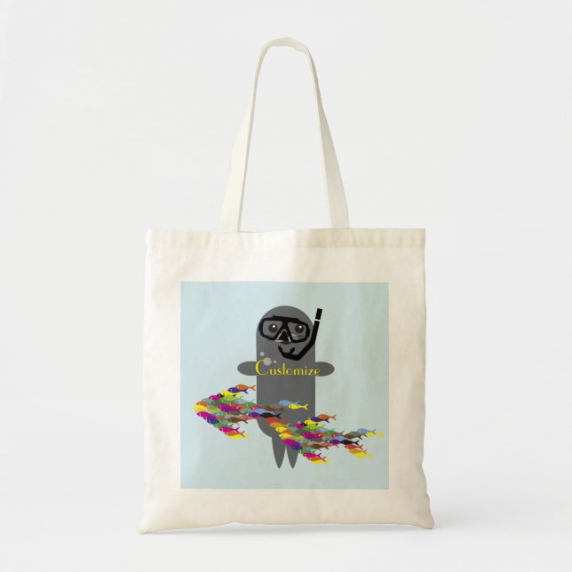 Graues Siegel Thunder_Cove Tragetasche (Vorne)