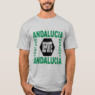 Graues T-Shirt für Herren ANDALUCIA DEPORTE