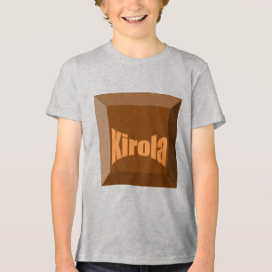 Graues T-Shirt für Kinder TXOKOLATEA KIROLA Tri-Blend Shirt