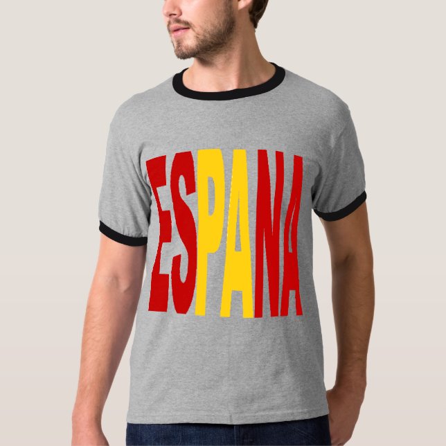 Graues T-Shirt für Männer ESPANA (Vorderseite)