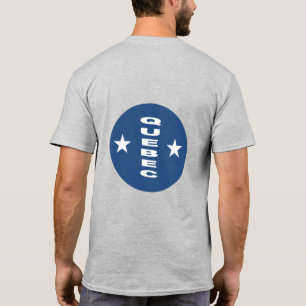 Graues T-Shirt QUEBEC-Mann