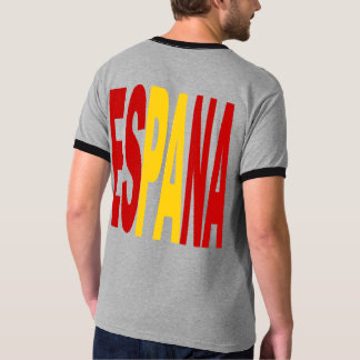 Graues T-Shirt Rückseite Herren ESPANA