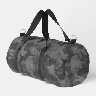 Graues Tarnmuster Duffle Bag