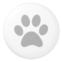 Graues Tatzen-Druck pawprint