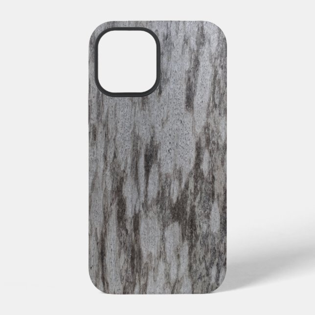 Graues Textil iPhone Hülle (Rückseite)
