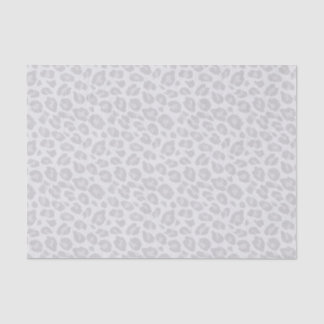 Graues Tonal Leopard-Druck-Seidenpapier Seidenpapier