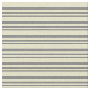 Graues und blasses Goldenrod-Muster Stoff