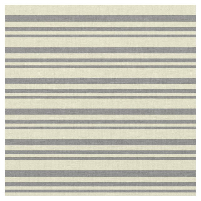 Graues und blasses Goldenrod-Muster Stoff (Nahaufnahme)