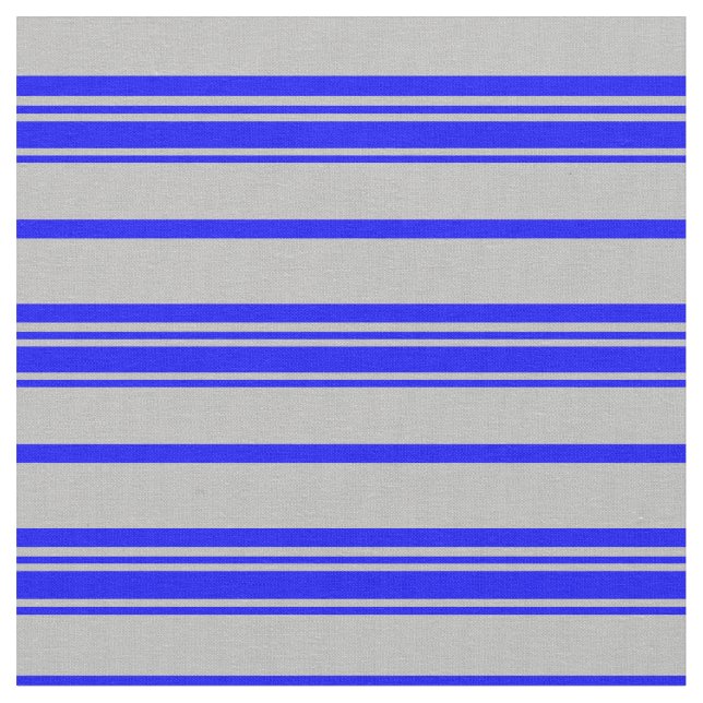 Graues und blaues Muster der Streifen Stoff (Nahaufnahme)