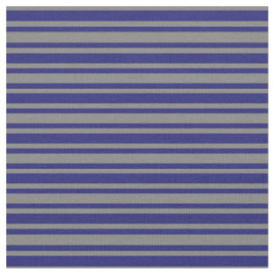 Graues und Mitternachtsblau gestreiftes Muster Stoff