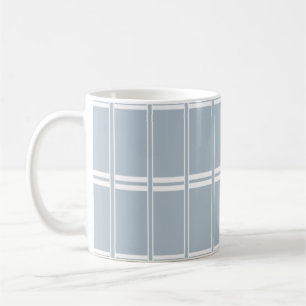 Graues und weißes Muster Kaffeetasse