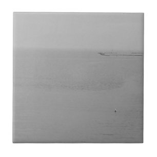 Graues Wasser mit Seagull Fliese