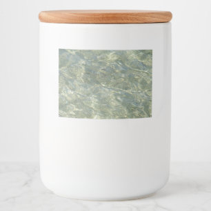 Graues Wassermuster Set für das Lebensmittel- und  Lebensmitteletikett