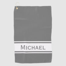 Graues weißes Streifen Moderne Bezeichnung Monogra