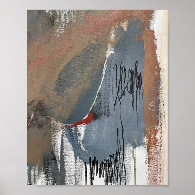 Graues Wetter Poster (Vorne)