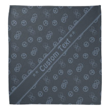 Graues Zeichenmuster mit benutzerdefiniertem Text