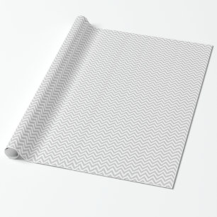 Graues Zickzack Musterverpackungspapier   Geschenkpapier