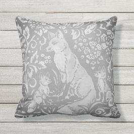 Graufox Family Woodland Animal Farmhouse Hütte  Kissen