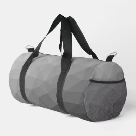 Graugefälle geometrisches Maschenmuster Duffle Bag