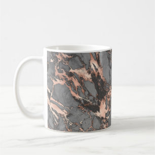 Graugold-Rose Marmor, modernes Design Kaffeetasse